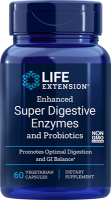 Enhanced Super Digestive Enzymes With Probiotics - 60 Vegetarian Capsules