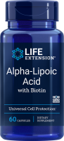 Alpha-Lipoic Acid with Biotin - 60 Capsules