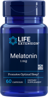 Melatonin - 1 mg, 60 Capsules